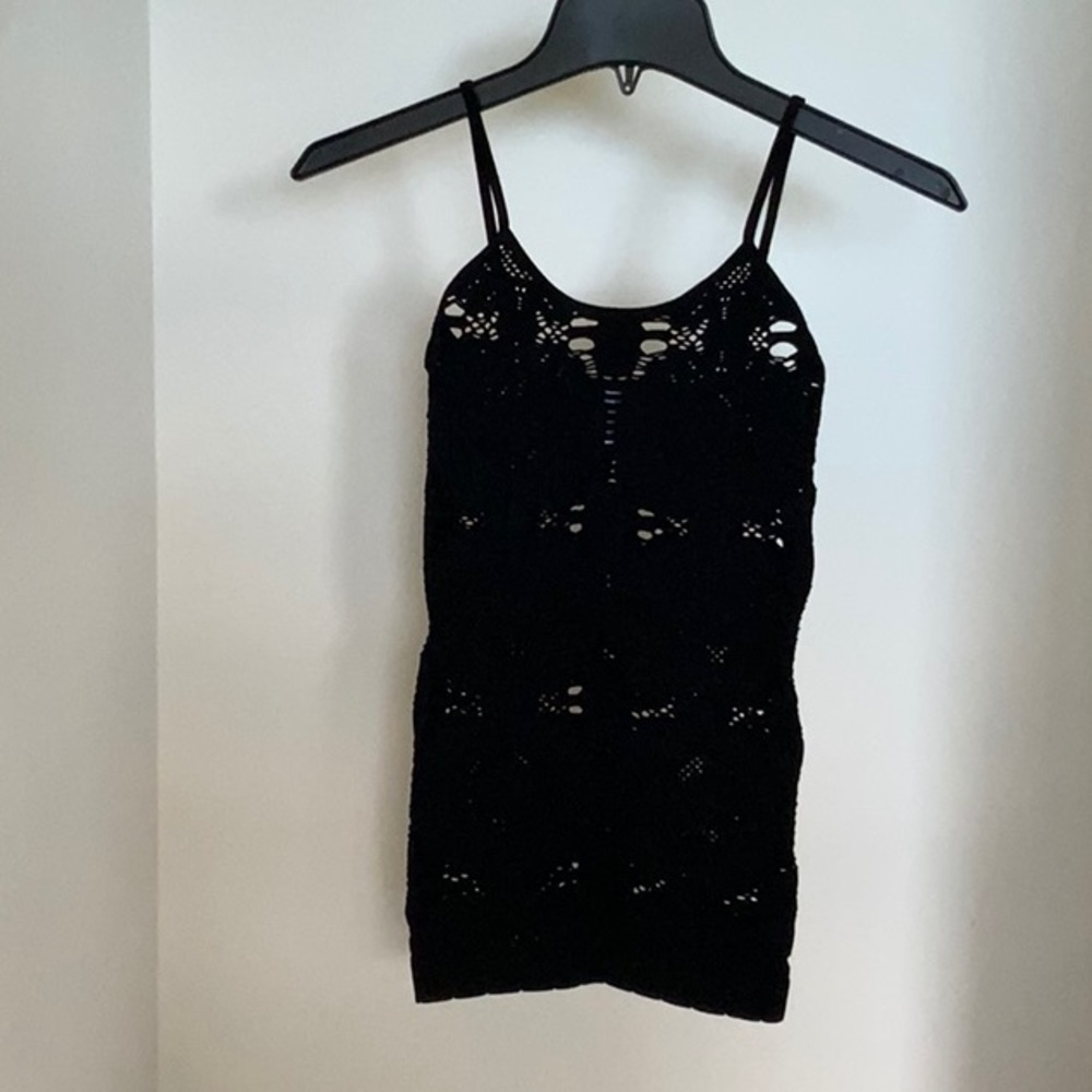 Black Spaghetti Top